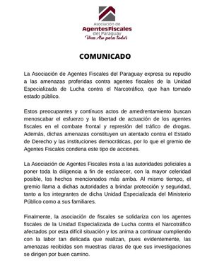 Ministerio Público reclama protección a agentes fiscales amenazados - ADN Digital
