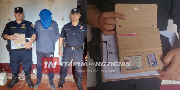 APREHENDIERON AL SUPUESTO LADRÓN DEL HOSPITAL