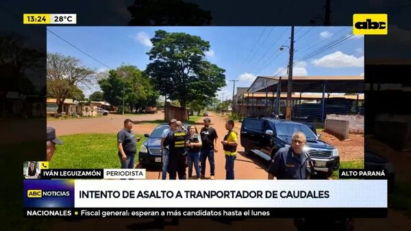Intento de asalto a un transportador de caudales - ABC Noticias - ABC Color