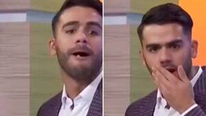 Crónica / [VIDEO] Conductor perdió un diente en pleno programa de TV