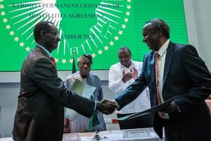 Mandos militares de Etiopía y Tigré suscriben su acuerdo de paz en Nairobi - Mundo - ABC Color