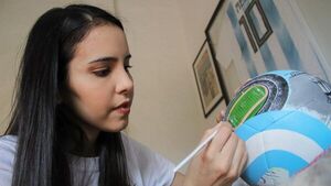 Pinceladas de arte representarán a Paraguay en Qatar