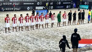 Paraguay, subcampeón en la Neom Beach Games 2022