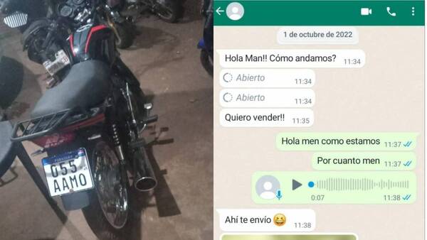 Crónica / “Zorro” paró a ñato en una barrera, le sacó la moto ¿y la vendió por redes?