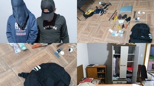 Mientras estaba en el Villa Alegre se dio cuenta que robaban en su casa y alertó a la Policía.