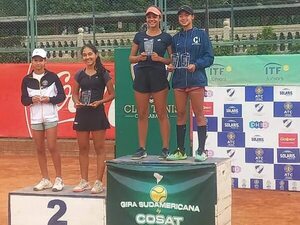 Delmás y López suben al podio del Patuju Junior Open - Polideportivo - ABC Color