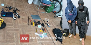 APREHENDIERON A DOS PRESUNTOS LADRONES EN ENCARNACIÓN