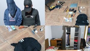 Delincuente se torció el tobillo al trepar muralla ajena