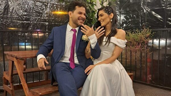 Lucía Sapena se casó tras conocer 18 años a su novio