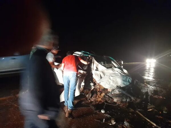 Choque frontal deja seis heridos en Santa Fe del Paraná - ABC en el Este - ABC Color