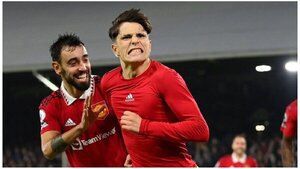 Un milagro de Garnacho le da la victoria al Manchester United