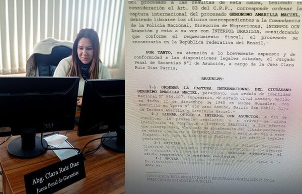 Jueza debe resolver chicanas sobre quien ordenó captura internacional y sigue prófugo