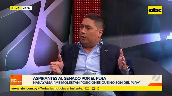 Nakajama: ‘’Me molestan posiciones que no son del PLRA’' - En Detalles - ABC Color