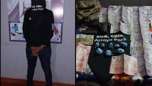 Aprehenden a presunto delivery de drogas en Cambyretá
