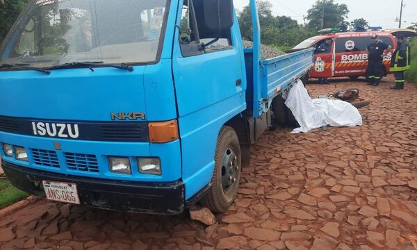 Motociclista pierde la vida tras chocar contra un camioncito en Hernandarias – Diario TNPRESS