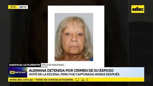 Alemana asesinó a su esposo - ABC Noticias - ABC Color