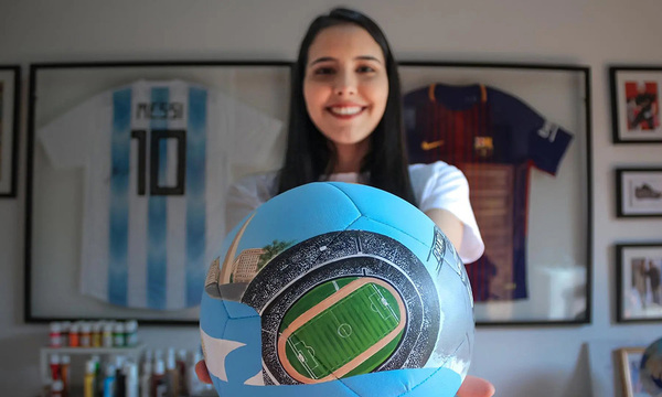 Lili Cantero, la artista que con sus pinceladas representará a Paraguay en Qatar - OviedoPress