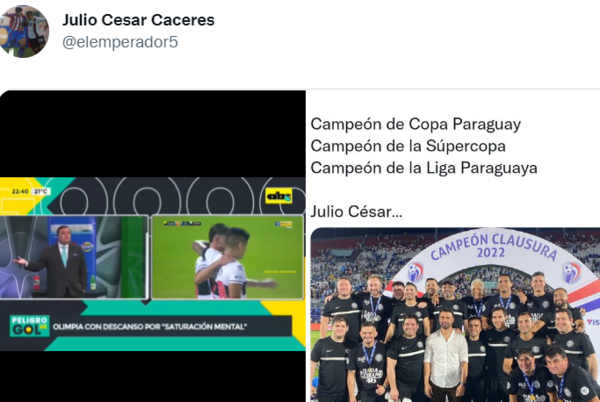 Julio Cáceres le “tira por la cara” a Bruno Pont los títulos obtenidos este año