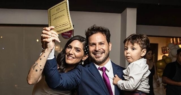 Con mucha emoción, Lucía Sapena dio el “SI” para siempre