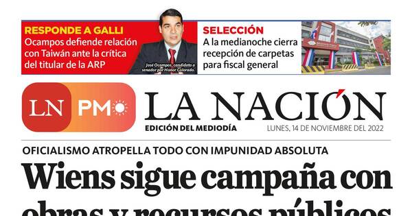La Nación / LN PM: edición mediodía del 14 de noviembre