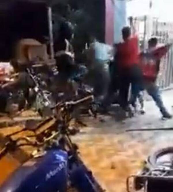 Crónica / [VIDEO] Batalla campal en una bodega de Capiatá