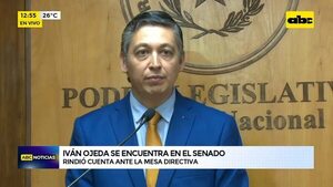 Ivan Ojeda se encuentra en el senado - ABC Noticias - ABC Color