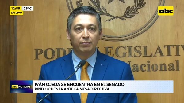 Ivan Ojeda se encuentra en el senado - ABC Noticias - ABC Color