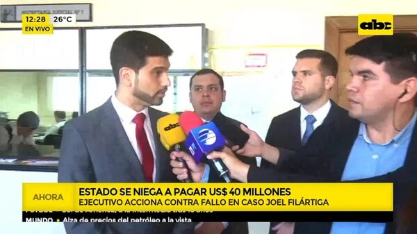 Estado se niega a pagar 40 millones de dólares - ABC Noticias - ABC Color