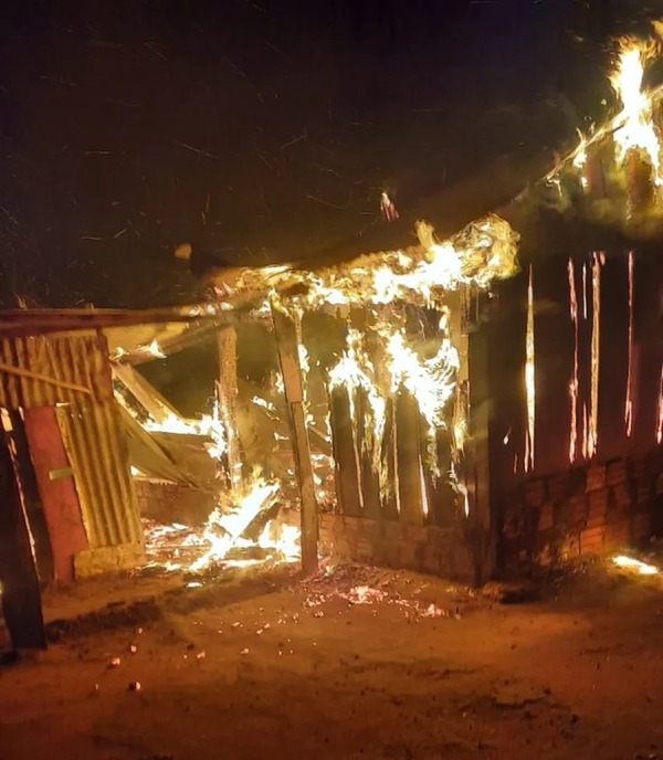 Hombre incendió la casa de su ex pareja tras haber amenazado con matarla