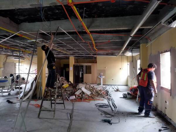 Amplían área de terapia intensiva para adultos en el Hospital de Clínicas