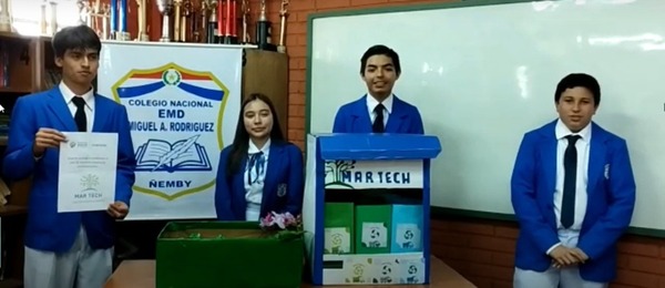 Estudiantes de Ñemby, a la final del concurso global de Samsung - Unicanal