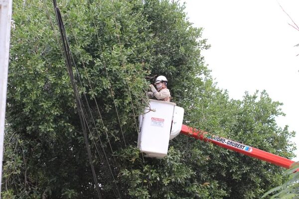 Las ciudades donde habrá cortes de energía de ANDE este martes - Nacionales - ABC Color