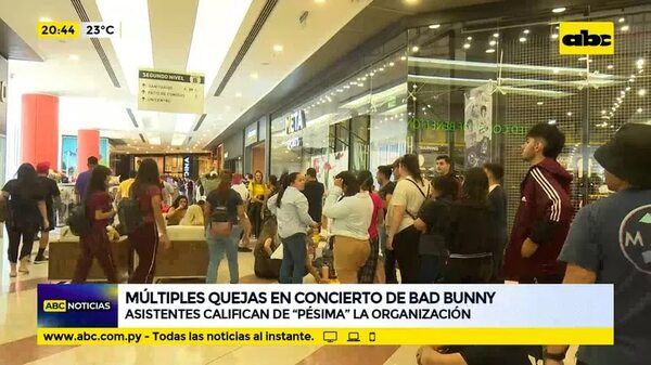 Múltiples quejas en concierto de Bad Bunny - ABC Noticias - ABC Color