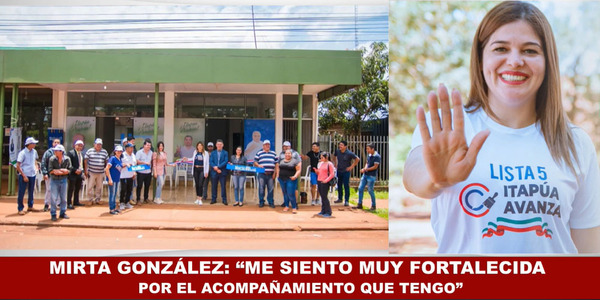 MIRTA GONZÁLEZ: “ME SIENTO MUY FORTALECIDA POR EL ACOMPAÑAMIENTO QUE TENGO”