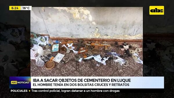 Iba sacar objetos de cementerio en Luque - ABC Noticias - ABC Color