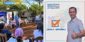 CARLOS PEREIRA: “EL DEPARTAMENTO DE ITAPÚA BUSCA LA ALTERNANCIA”