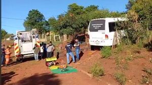 Un hombre muere aplastado por un ómnibus que estaba reparando