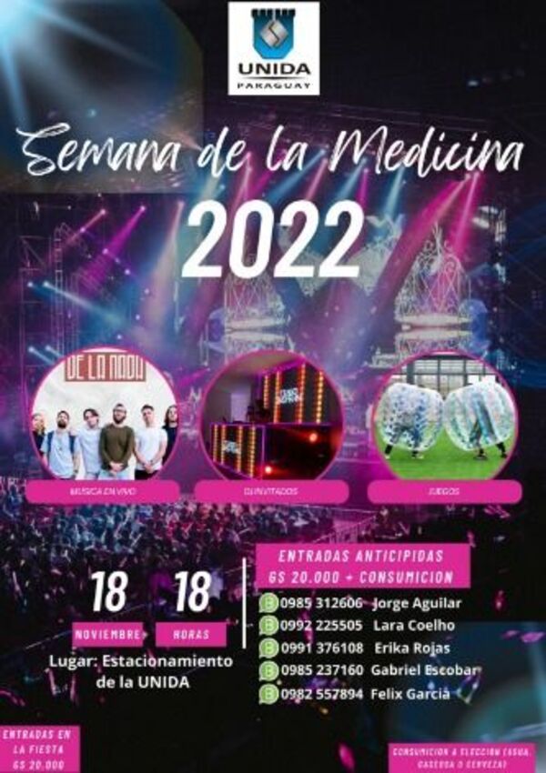 Música y juegos en la Semana de la medicina 2022