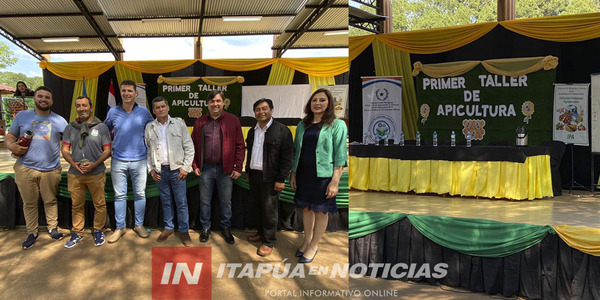 SE LLEVÓ A CABO PRIMER TALLER DE APICULTURA EN LA CIUDAD DE CARMEN DEL PARANÁ.