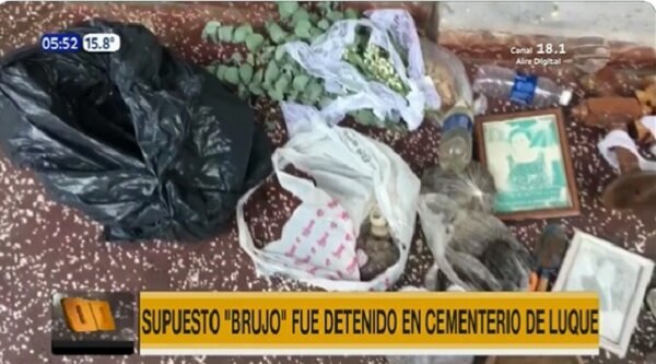Detienen a “brujo” por profanar panteones en cementerio de Luque - Radio Imperio