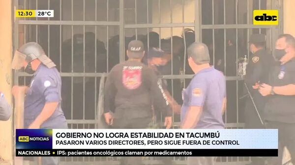 Gobierno no logra estabilidad en Tacumbú - ABC Noticias - ABC Color