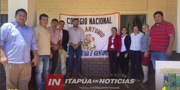 MUNICIPIO DE SAN RAFAEL DEL PARANÁ INAUGURA MEJORAS EN COLEGIO SAN ANTONIO