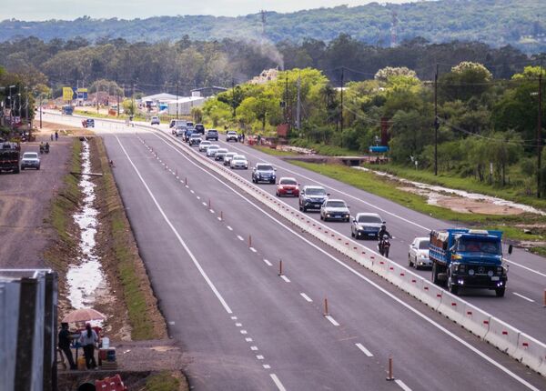 Falta poco menos de 50 kilómetros para culminar la duplicación de la ruta 2