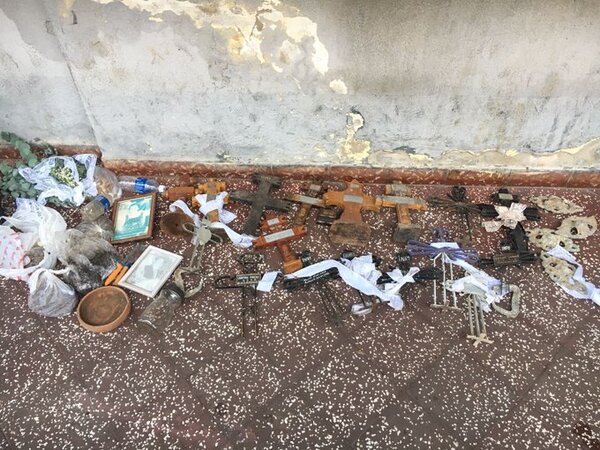 Presunto profanador de tumbas fue detenido pero luego liberado ante falta de denuncia