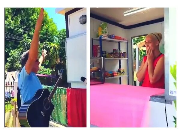 Video: así Emilio García dedicó la canción “Kioskito del Amor” a la atleta Jennifer Rodríguez - Nacionales - ABC Color