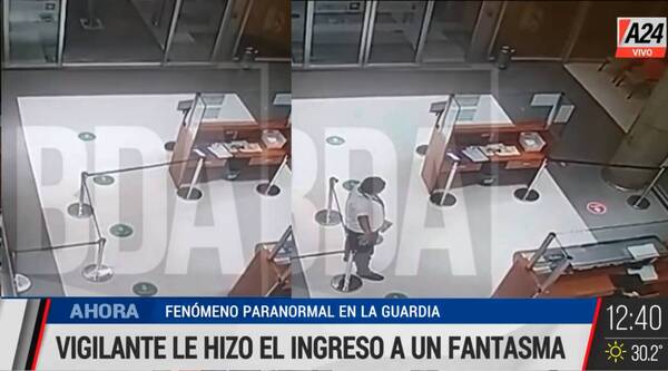 Crónica / Paranormal: Video graba la conversación en un hospital de un guardia y ¿un fantasma?
