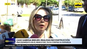 Caso Sabrina Breuer: realizan reconstrucción - ABC Noticias - ABC Color