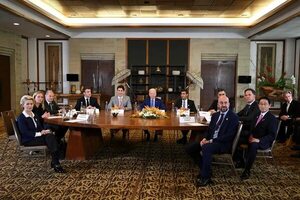 Biden y líderes del G7 se reúnen de urgencia en Bali sobre Polonia - Mundo - ABC Color