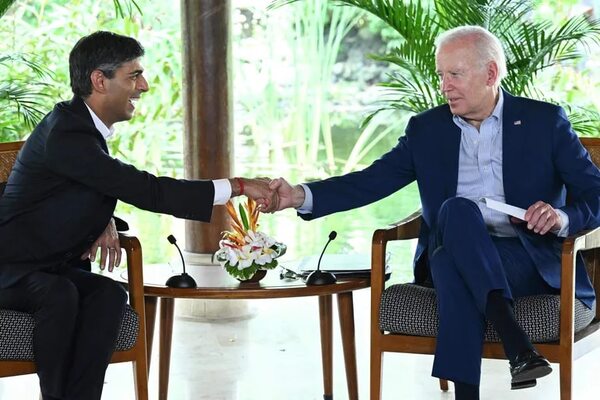 Sunak y Biden coinciden en que Putin es responsable de problemas económicos - Mundo - ABC Color
