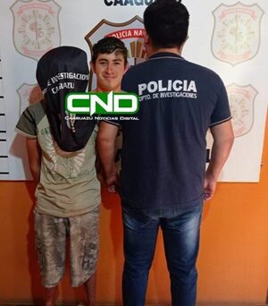 Detienen a cómplice de robo y violación de estudiante en Caaguazú